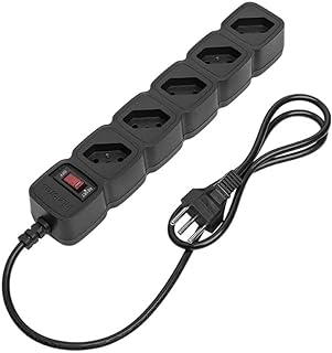 Protetor Eletrônico com 5 tomadas EPE 205 Preto Intelbras