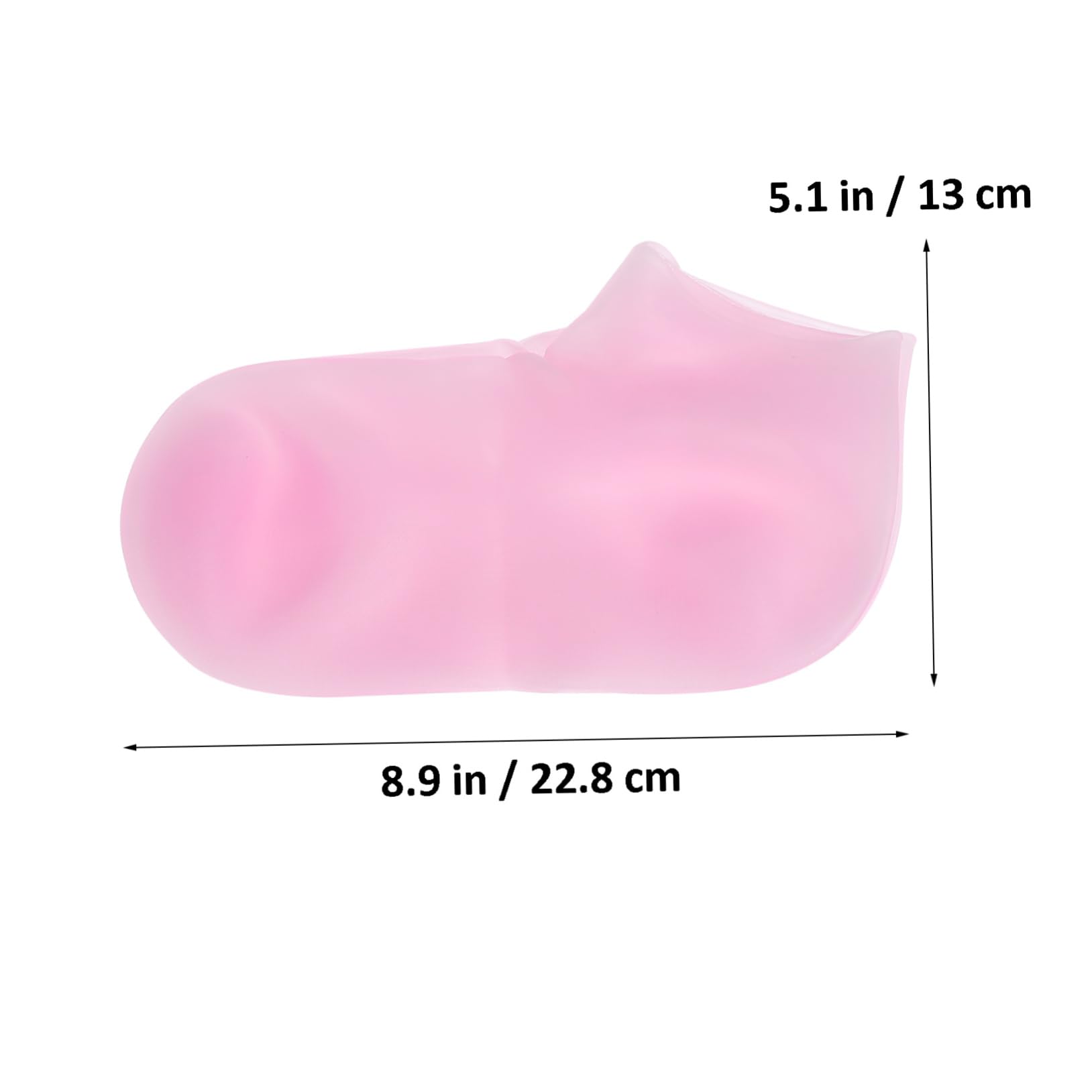 FOYTOKI XL Silicone Moisturizing Socks 2 Pairs Gel Foot Gloves for Dry Cracked Feet Spa Foot Covers Foot Care Supplies for Softening and Healing