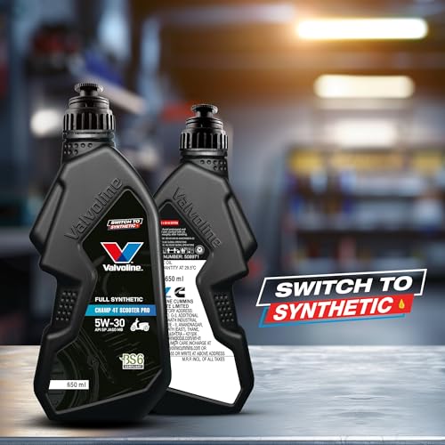 Image of Valvoline Champ 4T Scooter Pro 5W30 Full Synthetic Engine Oil for Scooter 0.65L | Year-Round Protection |5w30 engine oil