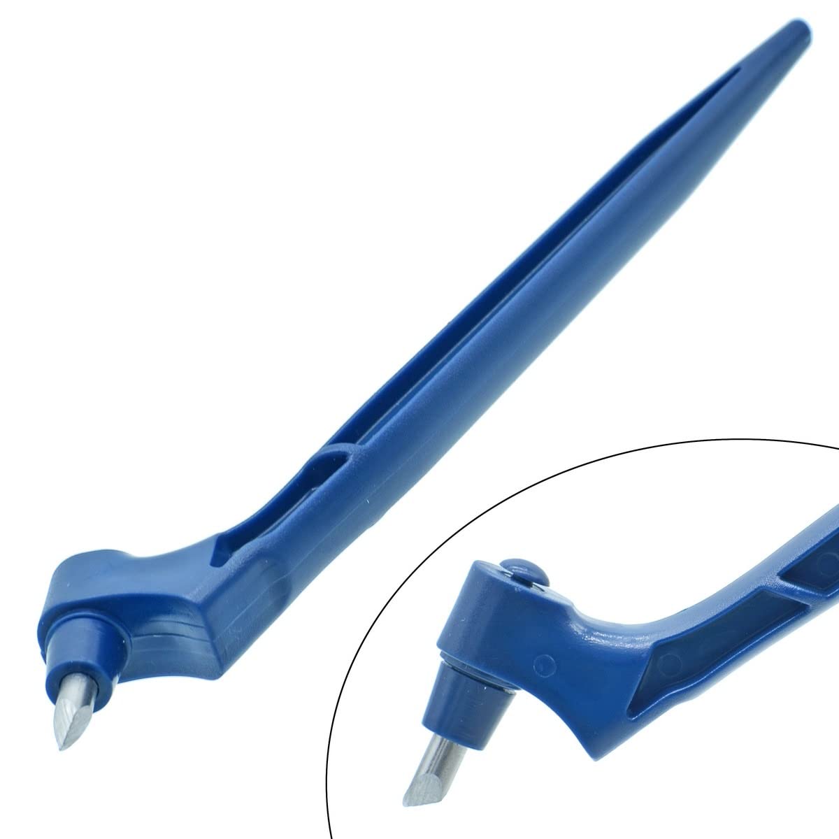 53ARTS Stainless Steel Craft Knife Precision Craft Cutting Tools 360 Degree Rotating 30 Degree Deburring Tool 1 Piece