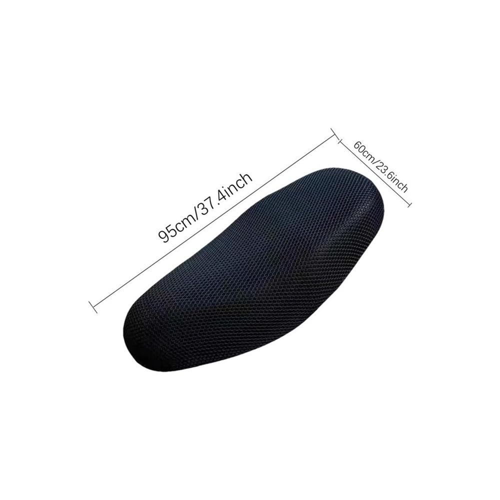 Funda Asiento de Motocicleta Cojín para Asiento De Motocicleta, Protección Solar, Fundas De Asiento, Funda De Asiento Refrescante, Panal Transpirable, Protector De Asiento De Malla