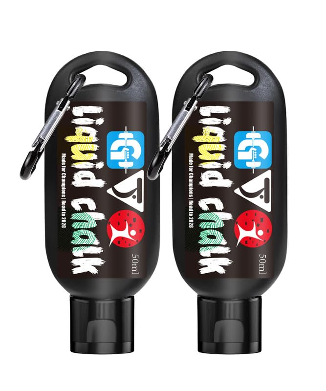 Liquid Chalk Mess-Free Gym Chalk 7s Quick-Drying for Weightlifting Gymnastics Rock Climbing Pole Dancing Sweat Resistant and Long
