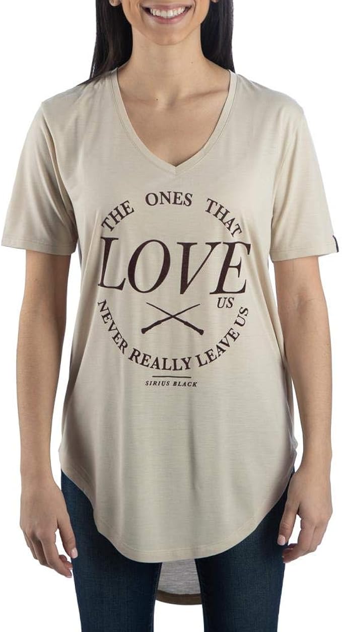 Amazon Co Jp Harry Potter T Shirt Sirius ブラック Quote 新しい 公式 レディーズ Long Line Size L 服 ファッション小物