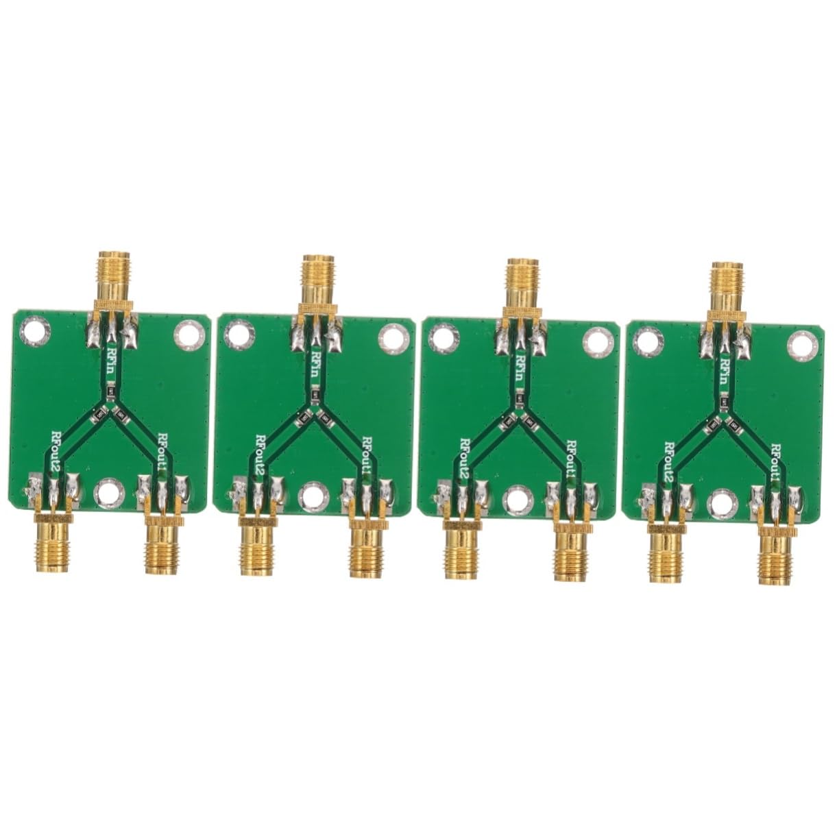 Alipis 4pcs Coaxial Cable Splitter 2 Way Signal Power Splitter for Internet Tv