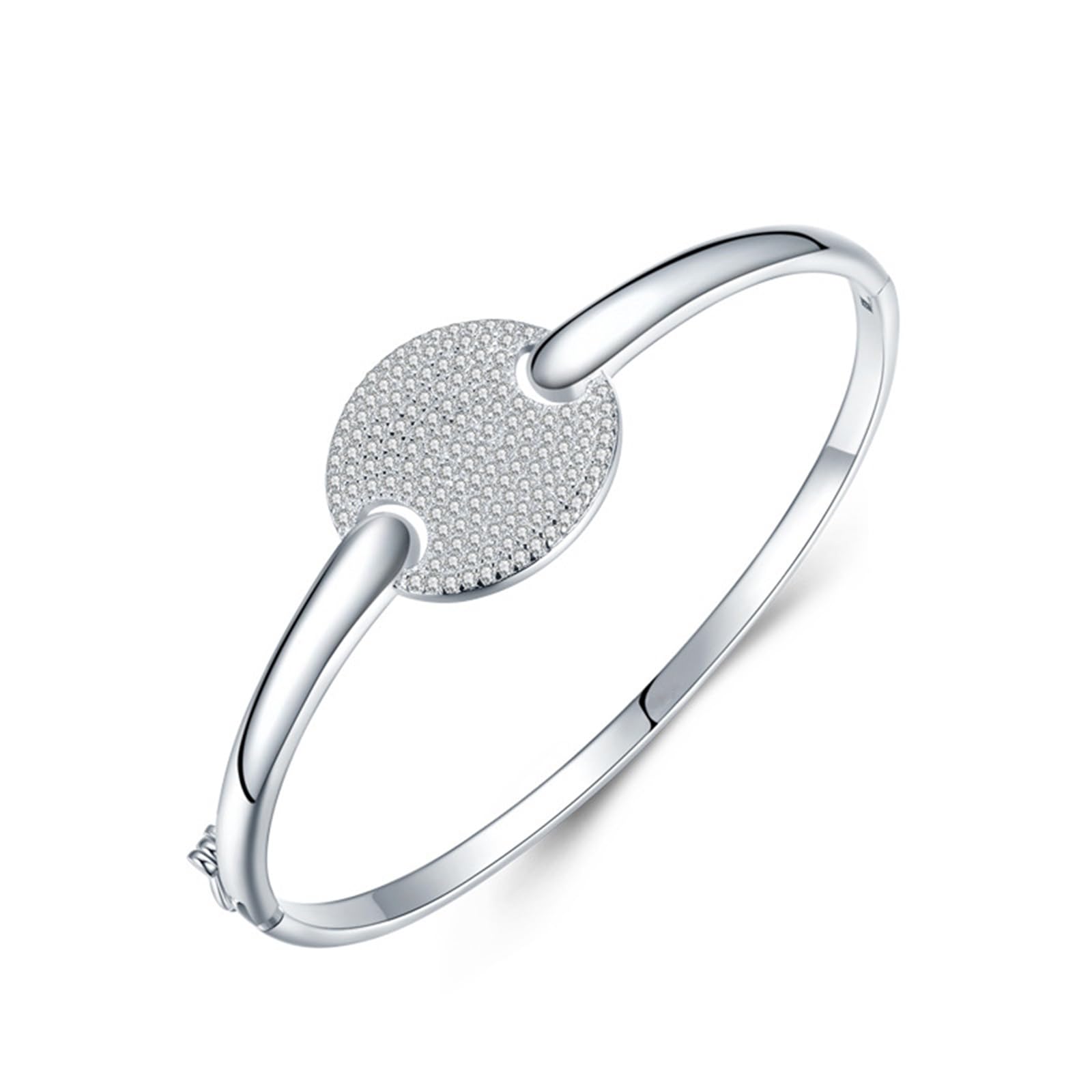 Schmuck Armband für Damen, Moissanit Elegant und funkelnd Charm Armband Rosegold für Sie, 9K/14K/18K Weißgold/Platin 950