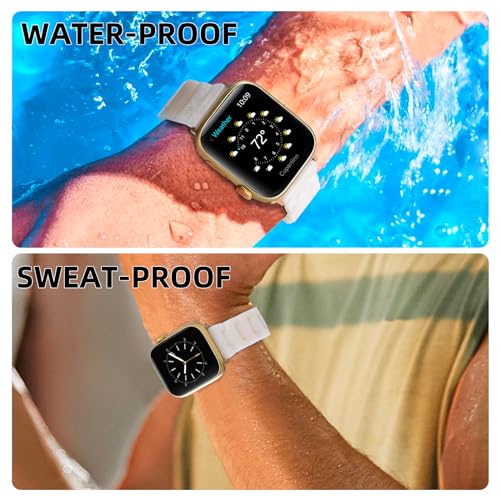 Image of CRIS-BAND Resin Bands Compatible with Apple Watch Series 11 /10 /9 /8 /7 Bands 46mm 45mm 44mm 42mm 41mm 40mm for Women, Strap for iWatch Ultra 3 /2 49mm Series 6 /5 /4 /3 /2 /1 /SE3 Slim Bracelet Wristband
