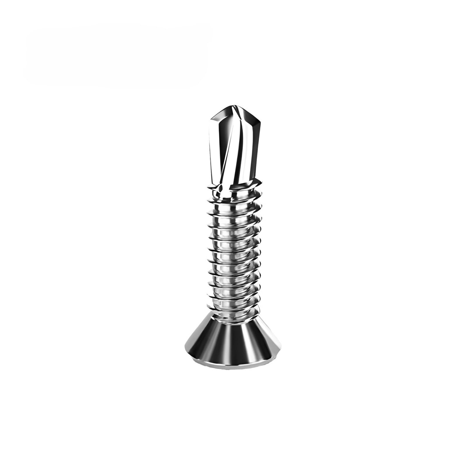 EBZFASO Drawer runners, M4.2 Stainless Steel Self Drilling Screws Phillips Flat Head(16MM,200PC)