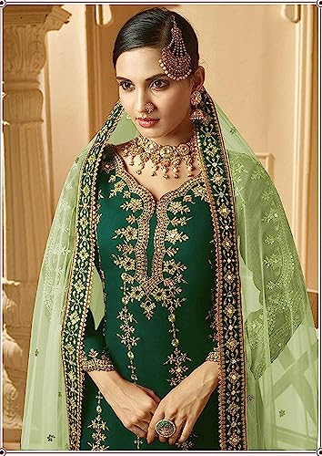 Ready to Wear Indian Pakistani Designer Wedding Wear Palazzo Style Embroidery Eid Special Salwar Suit for Women3