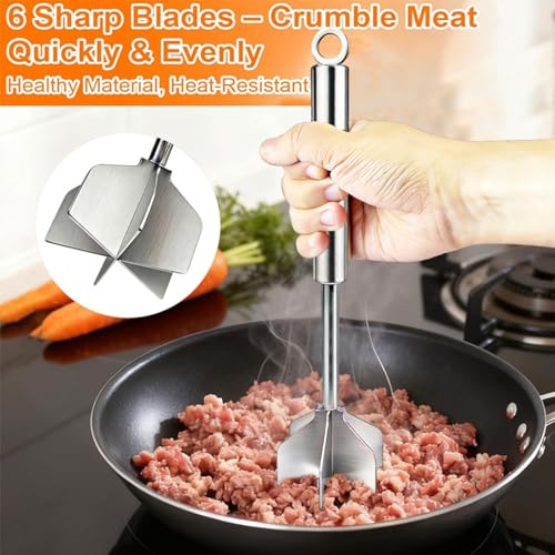 Presse-purée de bœuf haché pour simplifier la préparation de repas
