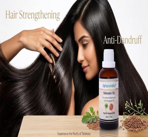 Image of Taramira Oil | 100% Cold Pressed | Anti Dandruff & Strengthening | 50ml