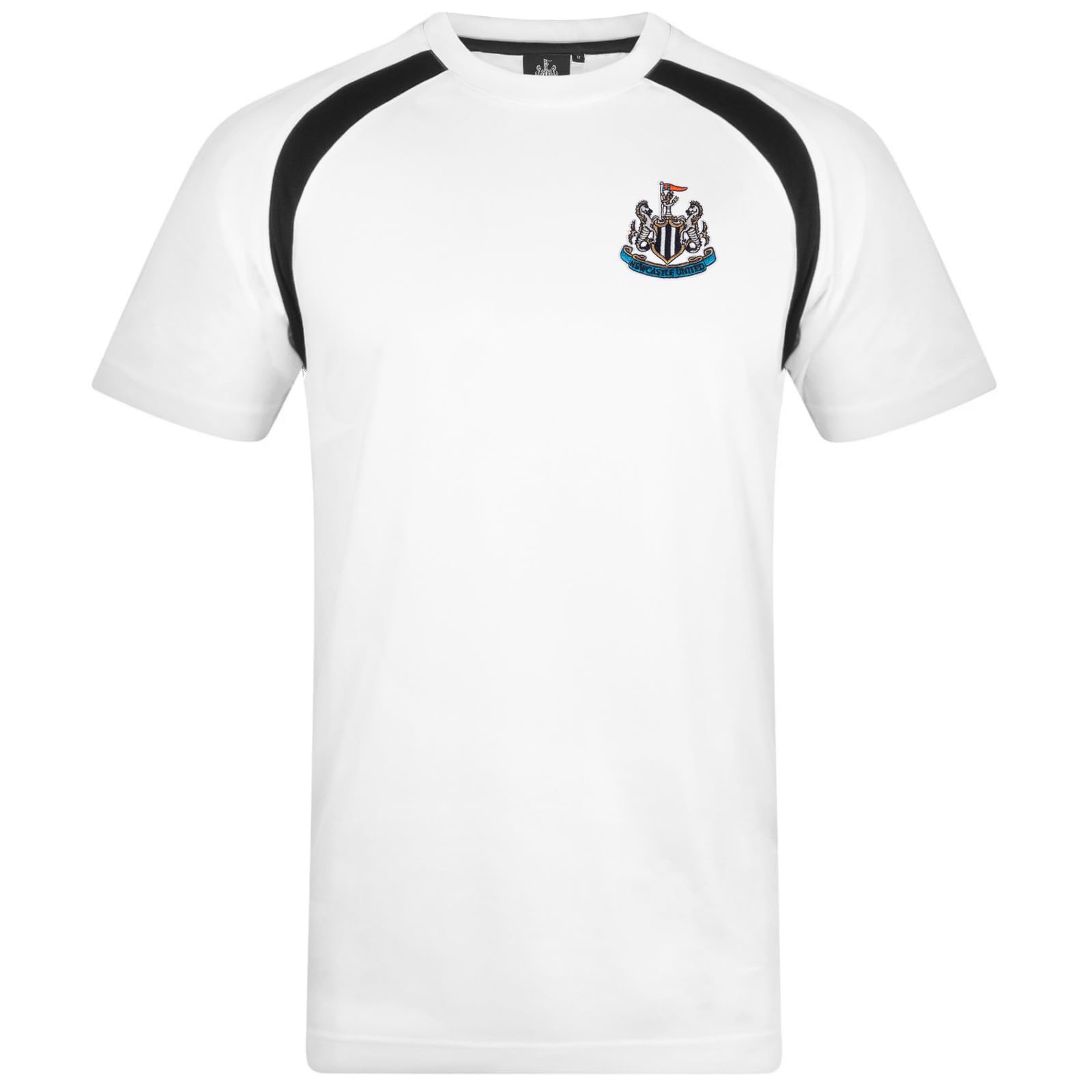 Newcastle United Men's White Fc Official Football Gift Poly T-Shirt 3XL