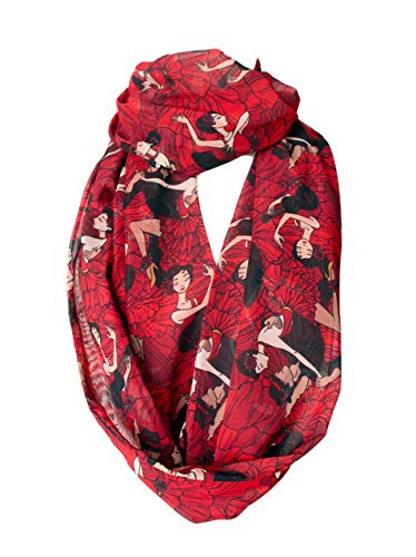 Etwoa Tango and Flamenco Dancers Infinity Circle Loop Scarf3