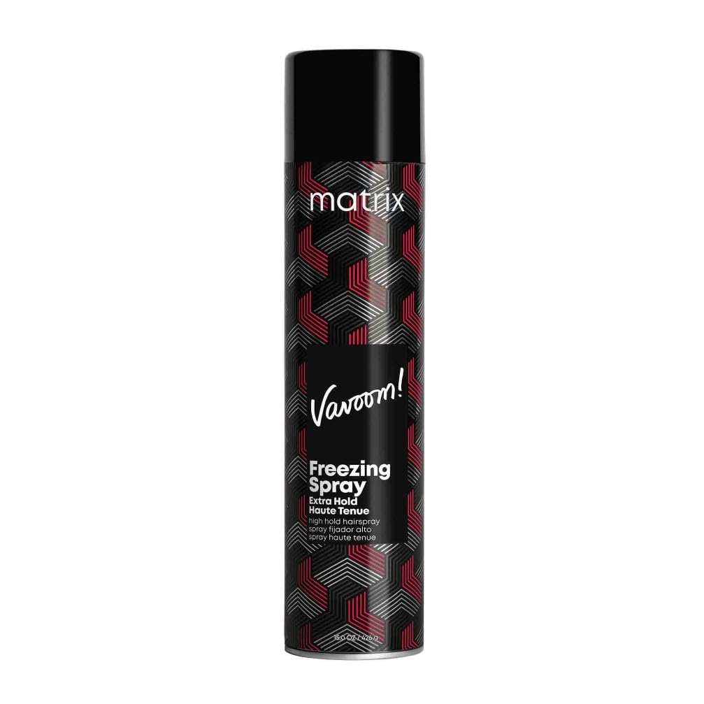 Vavoom Freezing Spray Extra Hold Hair Spray, Fast-Drying, Ultra High Hold Styling Spray, 24-Hour Humidity Resistance, 500ml