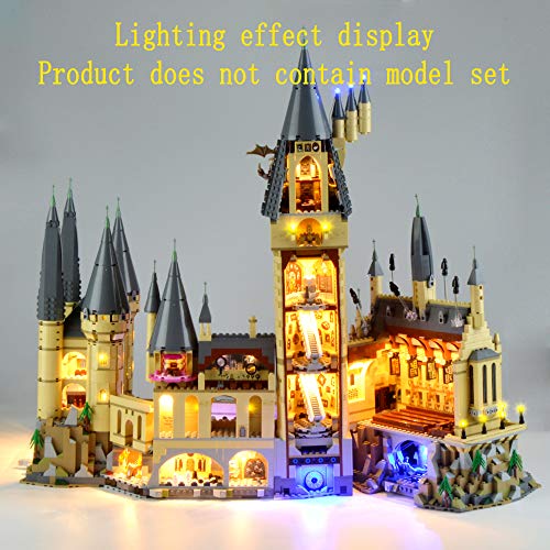 Image of GEAMENT LED Light Kit Compatible with Lego Hogwarts Castle - Lighting Set for 71043 Building Model (Model Set Not Included)