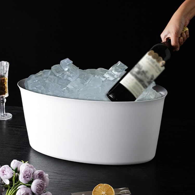 Festa dei Secchielli di LCE Secchiello for Il Ghiaccio in Acciaio Inossidabile, Secchiello for Grande for Champagne da Bar, for for Birra e Vino Rosso(C)