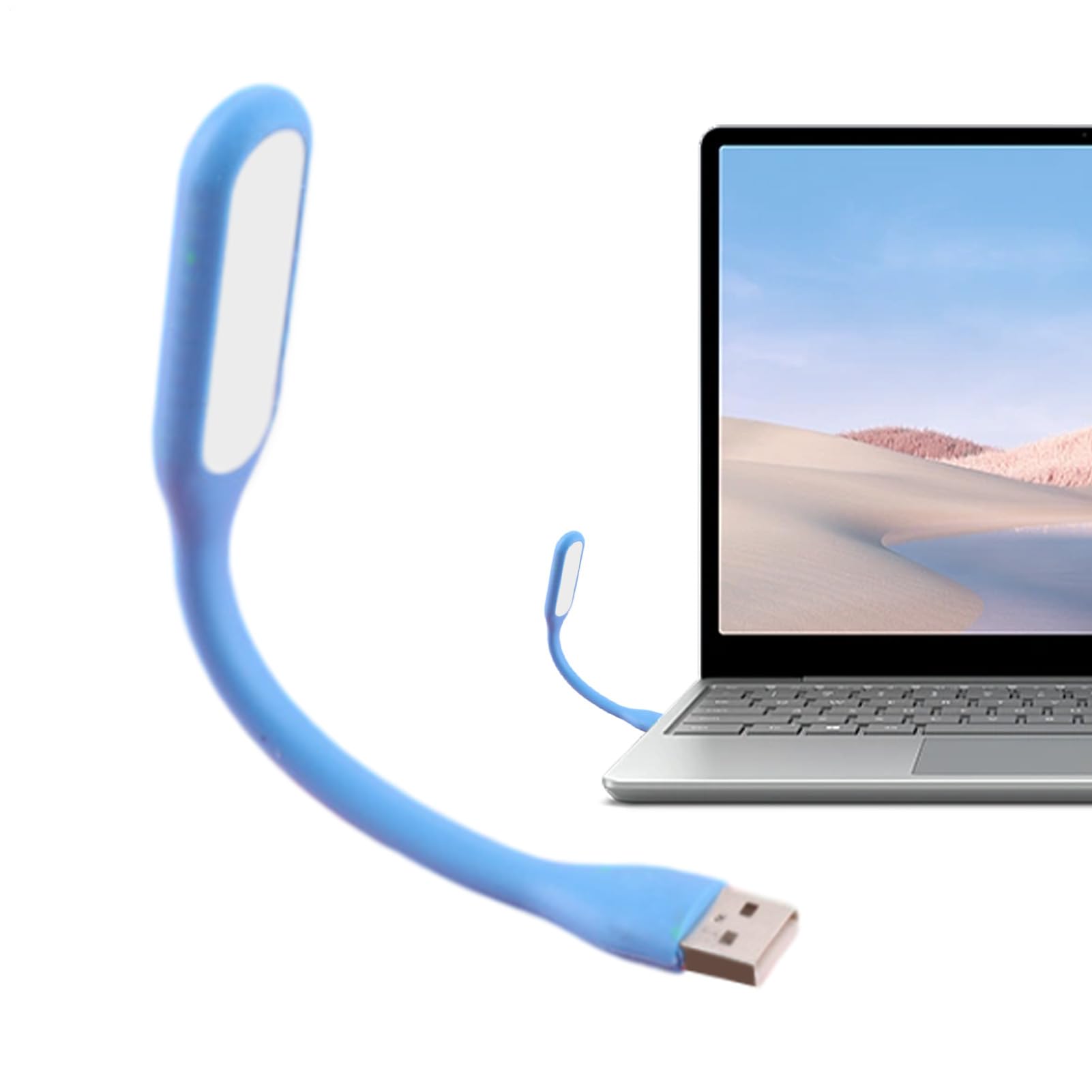 Luce USB, luce notturna – Lampada portatile flessibile pieghevole per computer, laptop, tastiera, power bank, camera da letto, comodino, studio