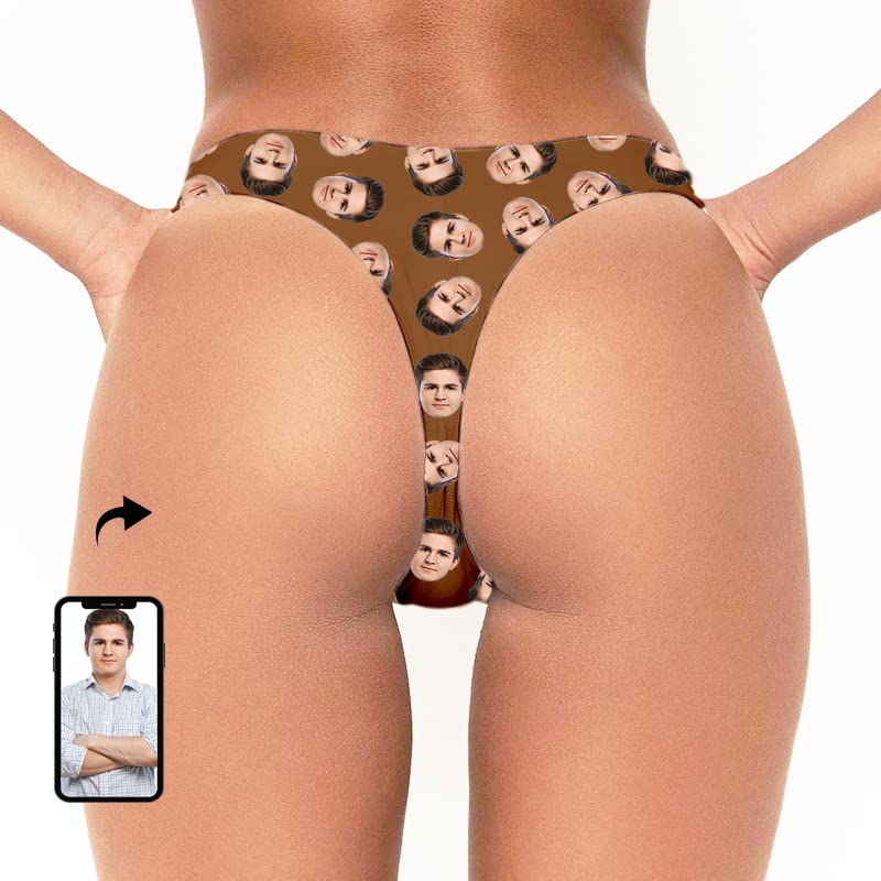 Miniatura 7 de Custom photo bikini thong Personalized Thong bikini With Your Words, Bikini personalizado con tu foto o texto (L)