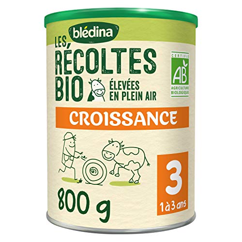  Blédina Les Récoltes Bio lait de croissance 3è...