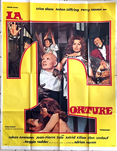 Affiche cinema La Torture 1975 pour deco salon vintage