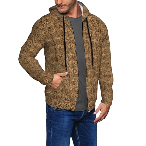 Sweat à capuche imprimé girafe pour homme idéal pour le bureau