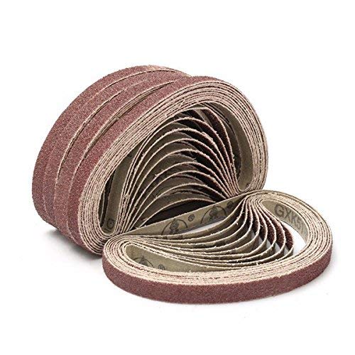 SUCAN 50pcs 10x330mm nastri abrasivi in ​​zirconio 40/60/80/120 grana ossido di allum-inio utensili abrasivi - 120#