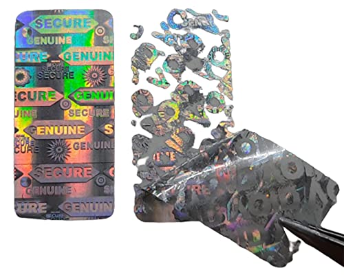 Image of LEPAH Secure Genuine Hologram Stickers,15mm x 30mm, Silver,10000 Pcs | VOID Tamper Evident