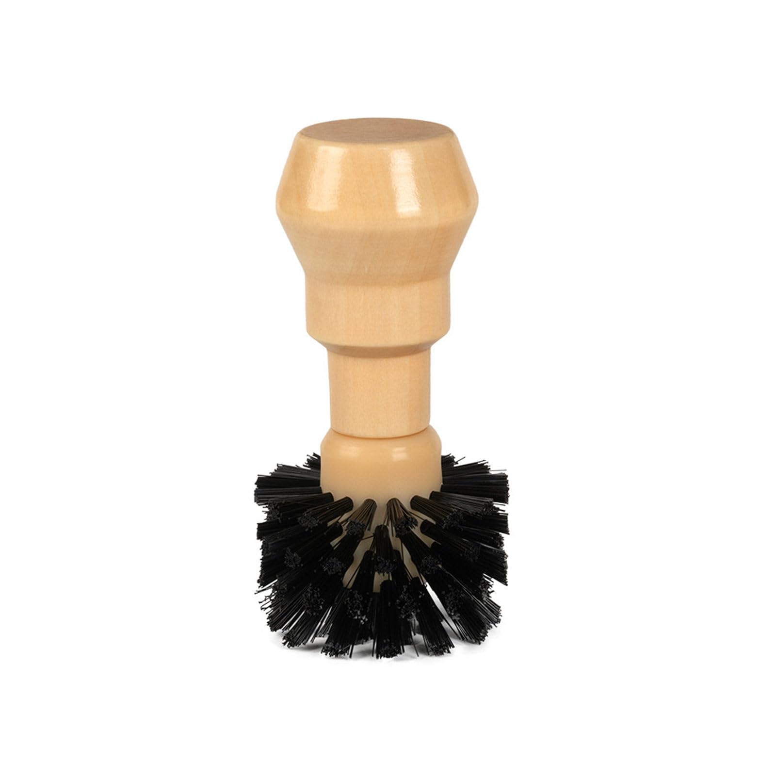 Kalttoy Compact Grinder Brush Efficient Grounds Removal Wood Handle Espresso Accessory Multi Directional Espresso Brush Coffee Equipment Tool