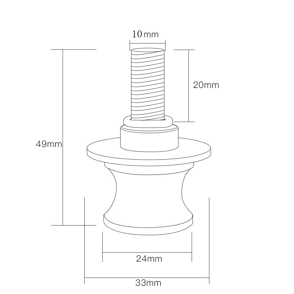 Nottolini M10x1.25 Universale Forcellone Appoggi per DUKE 125 200 390 RC 125 200 390 Z750 Z1000 Ninja 250R 650R ZX6R ZX10R ZX12R