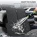 LASFIT Cargo Mat for Ford Explorer 2020-2025 2026 Trunk & Backrest Liner, Custom Fit All Weather Protector Split Design Easy Installation Trunk with Seatback Mat Accessories, 1pc Black
