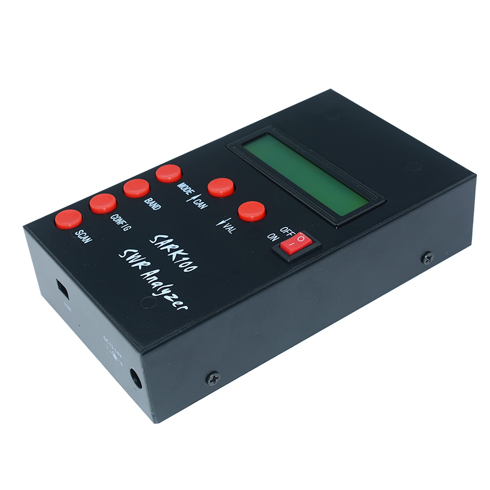 Instrumento de análisis de antena ， SARK100 Analizador de antena SWR de 1-60 MHz Probador de onda estacionaria para medición de capacitancia de impedancia