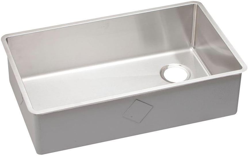 Elkay ECTRU30179RT Crosstown Single Bowl Undermount Stainless Steel Sink
