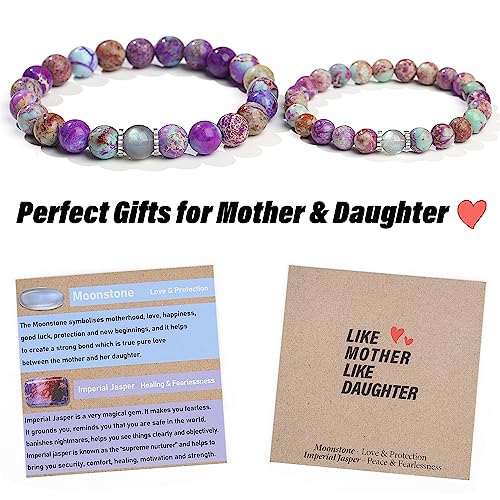 Natural Gemstone Bracelet Gifts for Daughter Mom Sister Niece Aunt Wife Girlfriend Grandma2