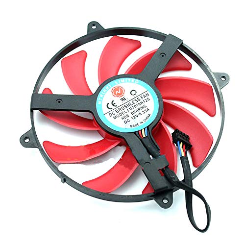 DEMICRATE FD7010H12S 12V 0.35A 4Wire Ultra-thin Graphics Card Cooling Fan