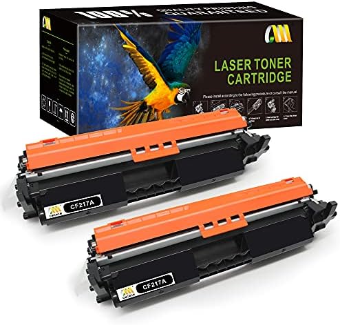 CMCMCM 17A Cartuchos de Tóner Compatibles para HP 17A CF217A con HP  Laserjet Pro MFP M130nw M130fw M130fn M130a Pro M102w M102a, 2 Negro -  PREYCA
