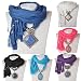 Long Resin Fabric Flower Little Rhinestone Gem Pendant Shawl Scarf Necklace(please Allow the Slight Color Difference)