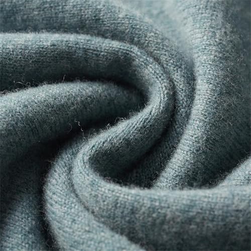 Men's Turtleneck Wool Pullover Men's Long Sleeve Basic Warm Business Knit Sweater4