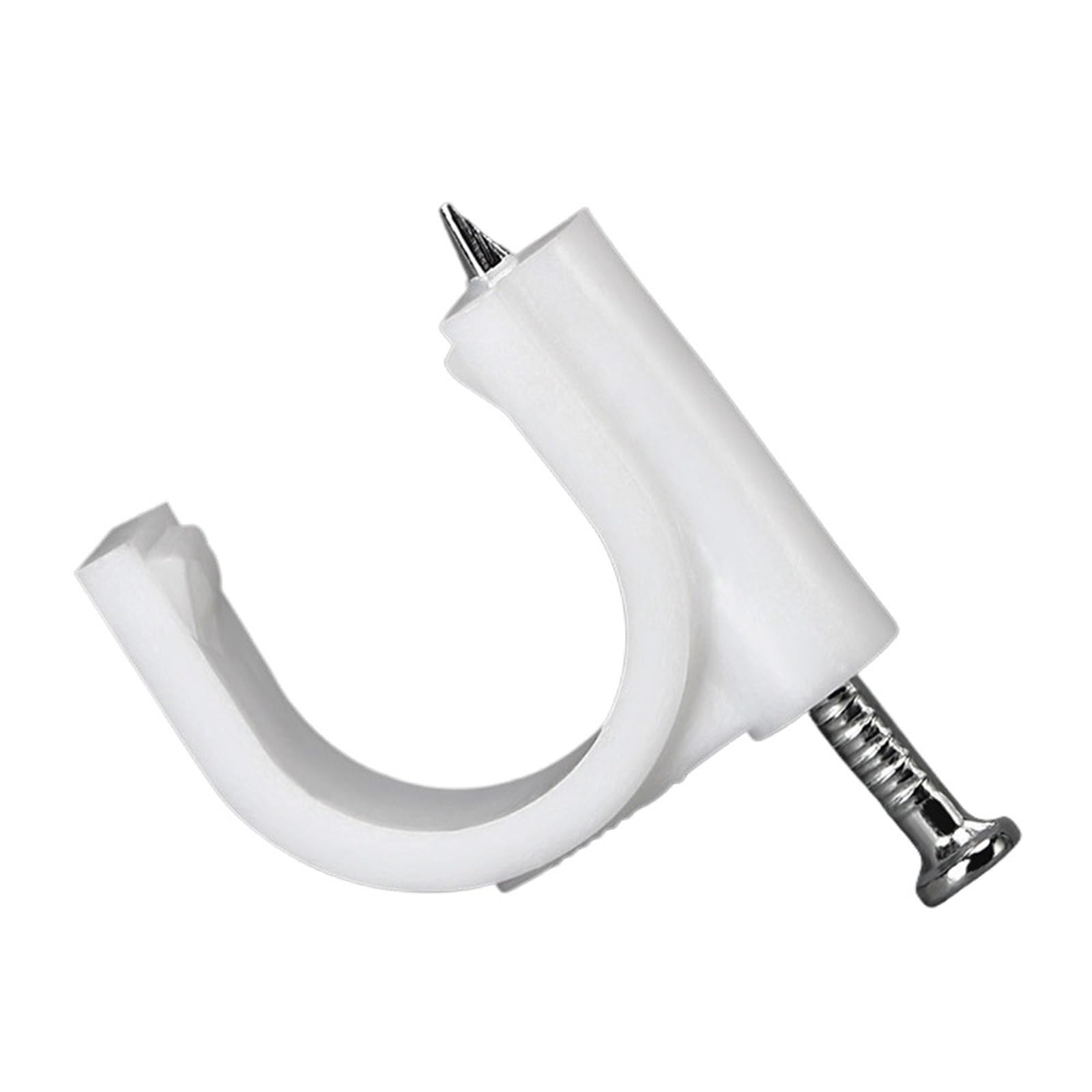 100 Stück Kabelbaum-Kabel-Clips, Organizer, Draht-Clip, Wasserrohr, Telefon, Netzwerk, Befestigung, Nagel, Wand | 22mm