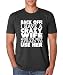 SignatureTshirts Men's Back Off I Have A Crazy Wife, Not Afraid To Use Her T-Shirt (White Print) L Dark Heather
