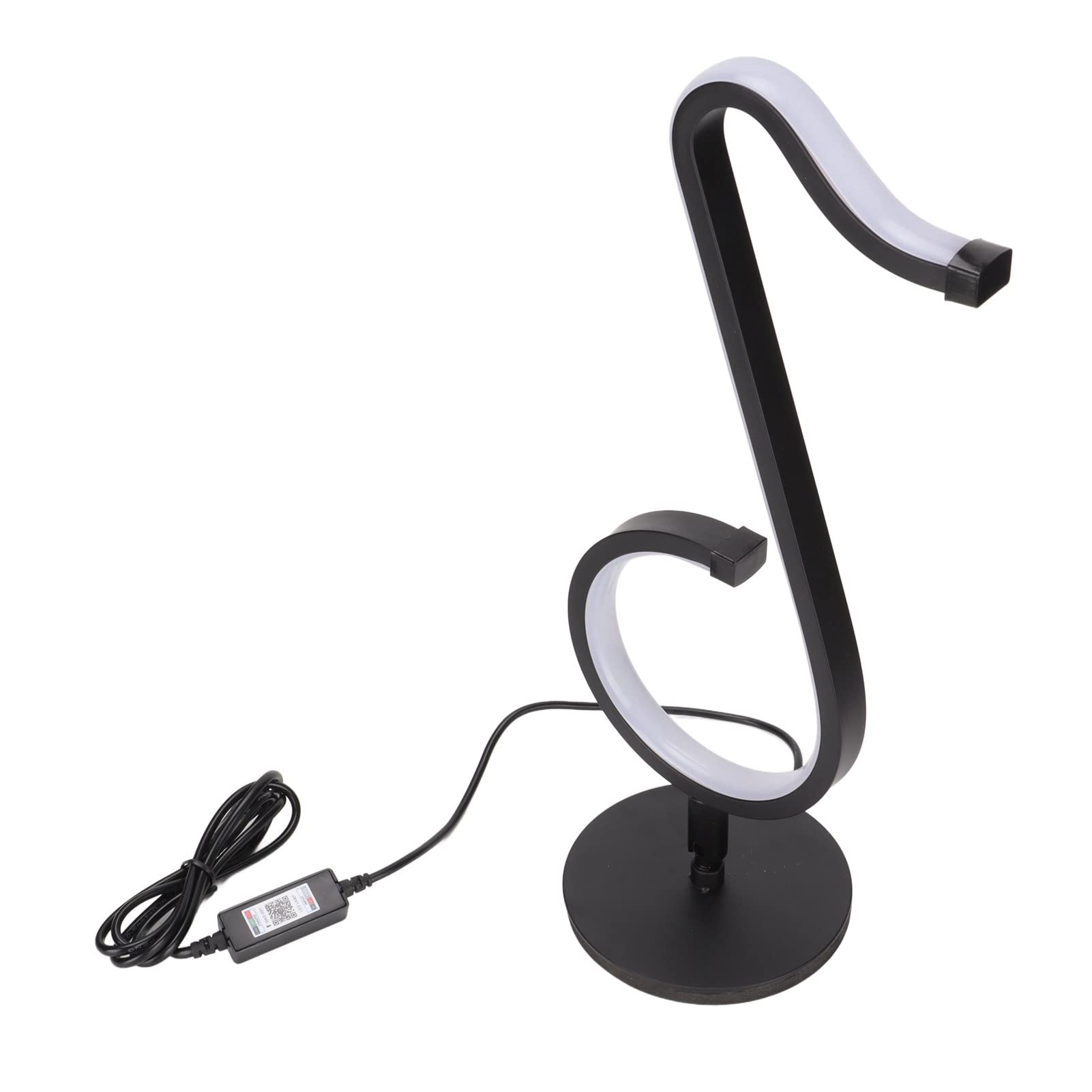 Uwaga Lampa na biurko Lampa ścienna, podstawa obrotowa o 180 stopni, aplikacja mobilna Smart Control, kolorowa fajna lampa biurkowa do dekoracji ścian biurka Działa z Androidem 4.4 i OS X 11.0 i nowsz
