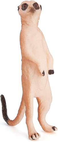 Figura animal realista, modelos animales lindos exquisitos PVC suricata animales modelos