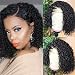 Star Show Human Hair Wigs Short Curly Hair Bob Wigs Brazilian Hair 13x4 Lace Front Wigs Pre Plucked and Bleached Knots Natural Color (10 inch bob wig)