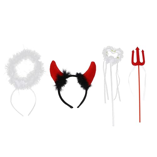 Vista 8 de LALAFINA 10 juegos de diadema de alas para trajes de baile de graduación, accesorios de maquillaje, accesorios para la cabeza, kit de accesorios