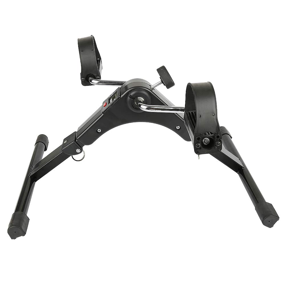 Mini Heimtrainer, Pedaltrainer Mini Bike Heimtrainer Arm- und Beintrainer Fitness Trainer Senioren | pedalo fußtrainer mit LCD und Einstellbarer Widerstand