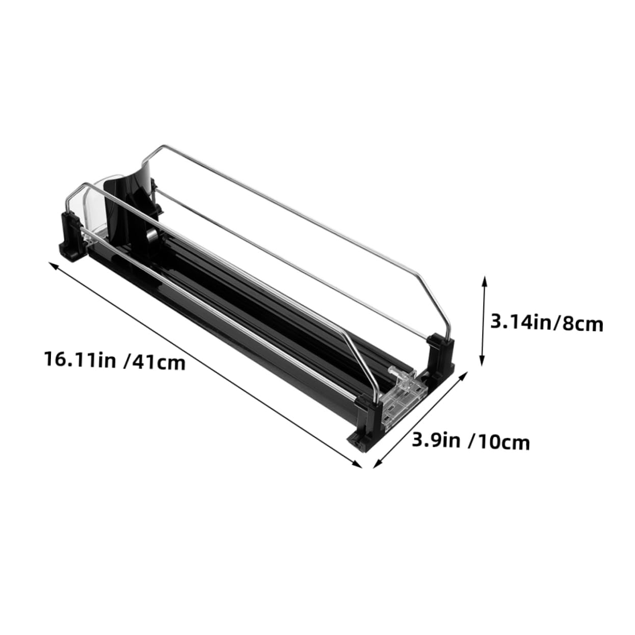 Cabilock Drink Pusher Soda Dispenser Display Beer Pusher Rack Soda Can Organizer Soda Can Dispenser Can Organiser Fridge Pusher Glide Beverage Dispenser Organizing Fridge Can Organizer Iron