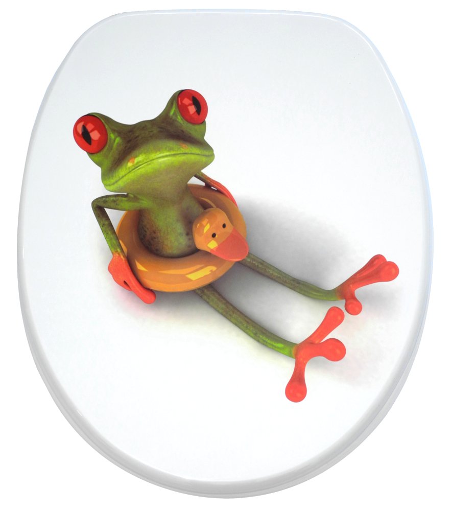 Deska sedesowa z wieloma pięknymi deskami sedesowymi do wyboru, wysoka jakość i stabilna jakość drewna (Froggy)
