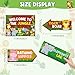 24 Pieces Safari Party Sign for Welcome to Jungle Safari Theme Party Decorations Wild Animal Directional Signs for Zoo Animal Theme Birthday Party Carnival Party Supplies