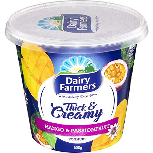 Dairy Farmers Yoghurt, Mango/Passion Fruit, 600g - Chilled