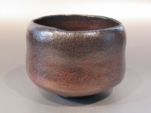 Amazon.co.jp: 茶道具 黒楽茶碗 楽長次郎「喝食（かっしき）」写 W6-6