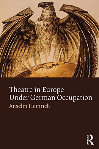 Théâtre en Europe sous l'occupation livre en anglais Seconde Guerre mondiale