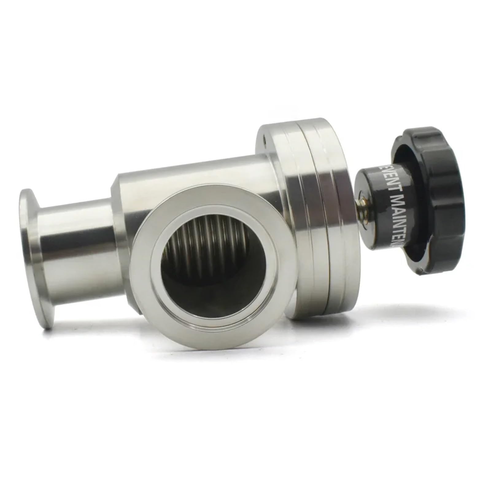 Ręczny zawór próżniowy ze stali nierdzewnej KF16 KF25 KF40 KF50, gazowy zawór bezpieczeństwa, 1 szt. (KF-25)